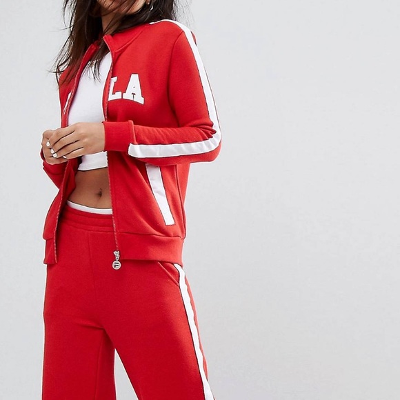 zip front tracksuit